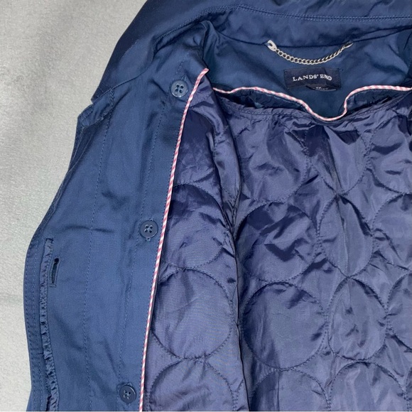 Navy Blue Coat with Red Accents - Picture 9 of 14